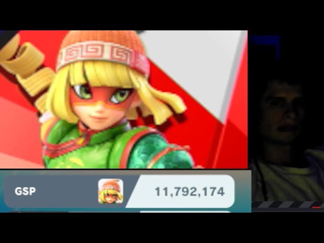 This is Min Min at 11M GSP (Super Smash bros Ultimate)