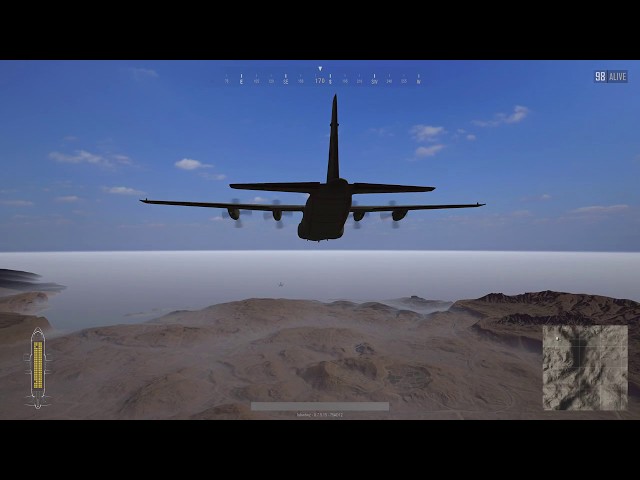 PUBG Miramar FPP R1K4 (boring except for bus ride) - Xbox One X 4K HDR