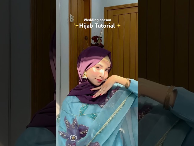 Wedding Hijab Tutorial✨ #explore #hijabtutorial #weddingseason