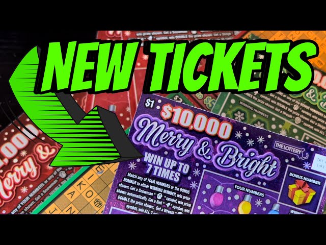 NEW SCRATCH TICKETS - 5 Tickets in a Row of Each - Mass Lottery