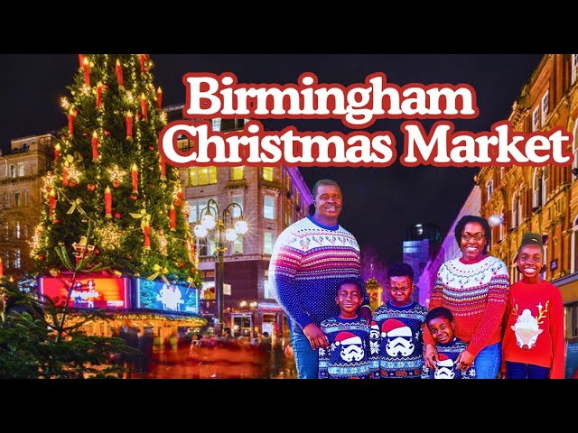 Birmingham Frankfurt Christmas Market | Walking Tour | Family Vlog