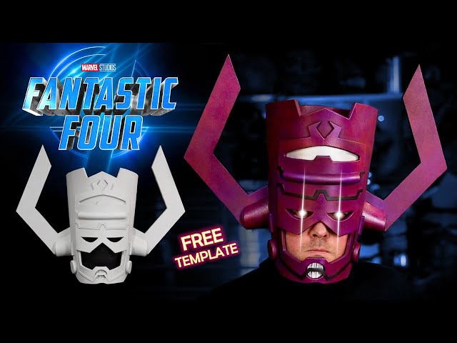 How to Make a Galactus Helmet - Free Foam Template Fantastic Four Cosplay