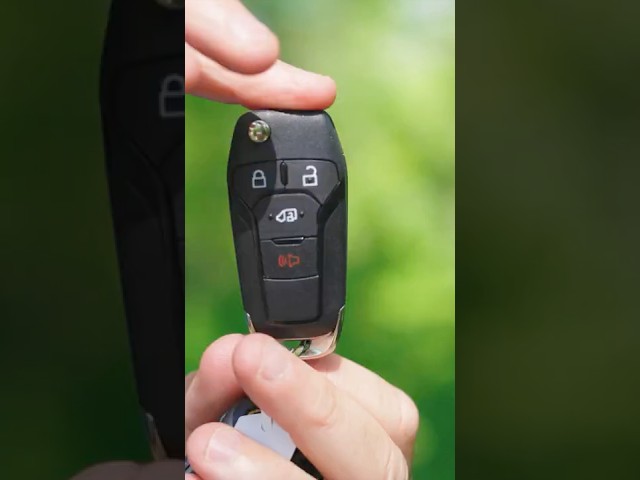 Remote Key Fob Entry On The House Entrance