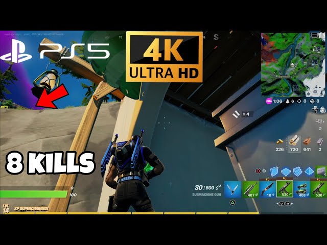 FORTNIGHT GAMEPLAY(PS5)(SOLO)4K ULTRA HD OP PIE(8 kills)