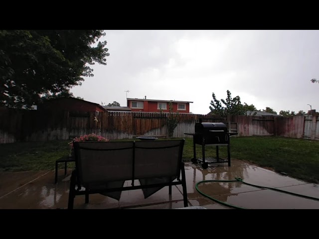 Thunderstorm Delight: 4K VR180 View of Rain, Lightning & Melodic Wind Chimes