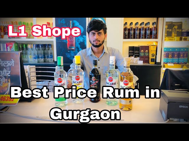 BEST CHIPEST RUM BACARDI || ALL VARIANT GTOWNWINE CHIPEST LI GURUGRAM