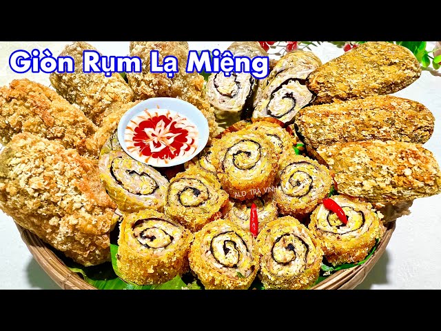 Chả Cuộn Chiên Xù Giòn Rụm Còn Ngon Hơn Chả Giò, Dù Hấp Chiên Đều Ngon- Crispy Pork Rolls