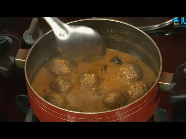 Vegetable Kofta Curry Recipe | Vah re Vah | Indian Telugu Cooking Show | Webisode 577 | Zee Telugu