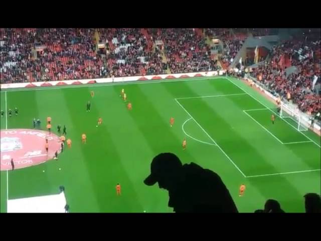 Liverpool vs West Brom warm up 22/10/2016