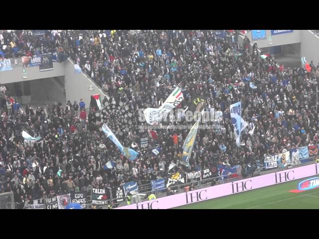 Tifo laziale in Sassuolo Lazio, Serie A 2015/16