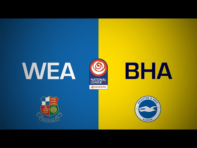 Wealdstone 0-1 Brighton & Hove Albion PL2 | National League Cup highlights | 21 January 2025