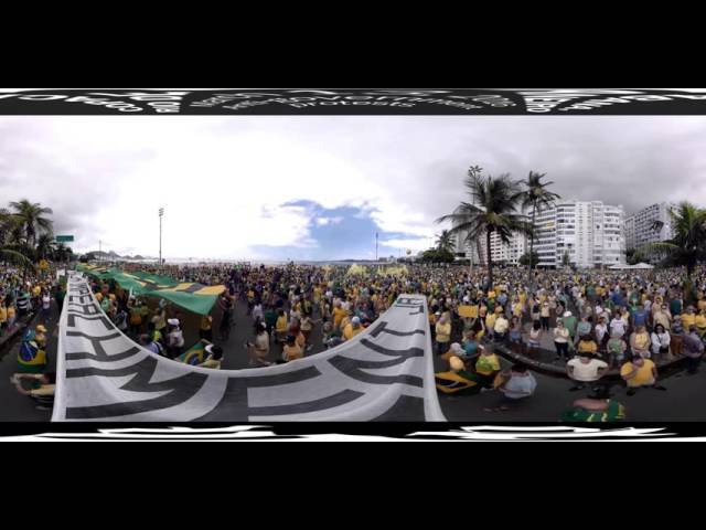 Watch Brazil's massive protests in 360º