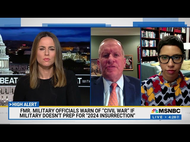 Brig.Gen.(Ret.) Steven Anderson Discusses WaPo Op-Ed & 2024 Insurrection Threat on The Beat (MSNBC)