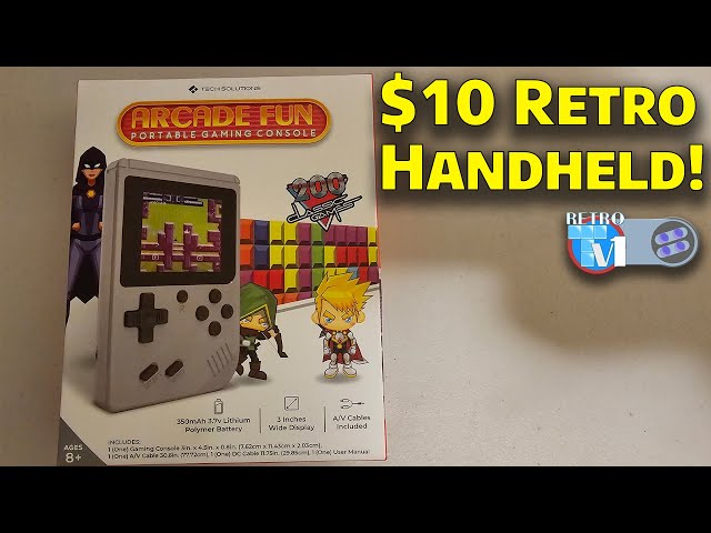 $10 Retro Gaming Handheld!! - Arcade Fun - Unboxing & Review