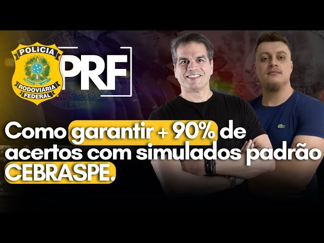 Como Garantir + 90% de Acertos em Simulados PRF padrão CEBRASPE!