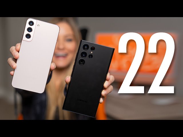 New Samsung Galaxy S22+ and S22 Ultra Unboxing and First Impressions!