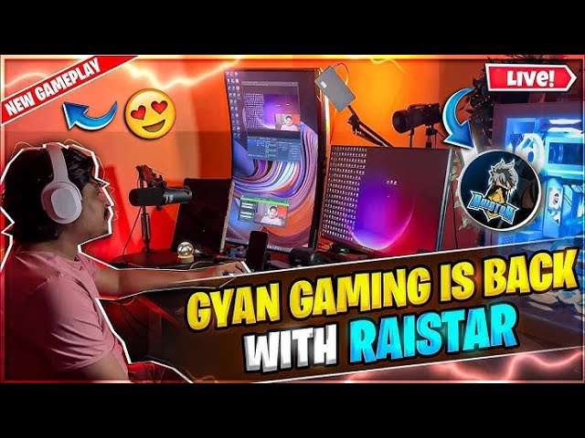 🔴[Live} Gyan Gaming is Live with Rai star  After Long Time || Gyan sujan is live | Raistar comeback