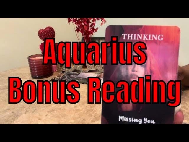 Aquarius Walking Away Removes BLOCKAGES Timeless Bonus Reading