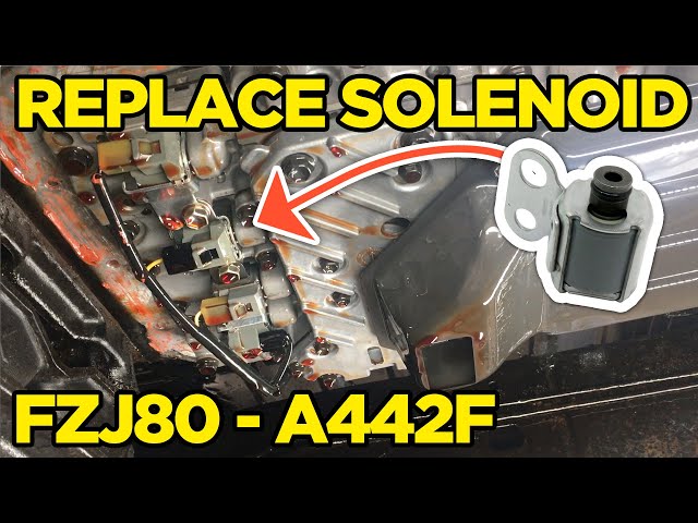 How to: Replace Transmission Solenoid - Toyota FZJ80 Land Cruiser, 80-Series with A442F Trans