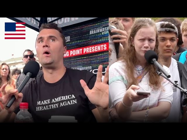 Charlie Kirk VS Race Warrior Escalates Quickly