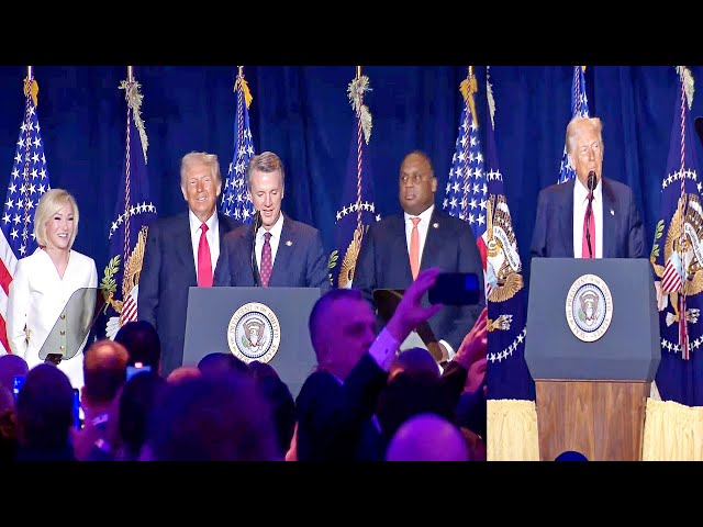 TRUMP Speaks At National Prayer Breakfast In Washington DC Today