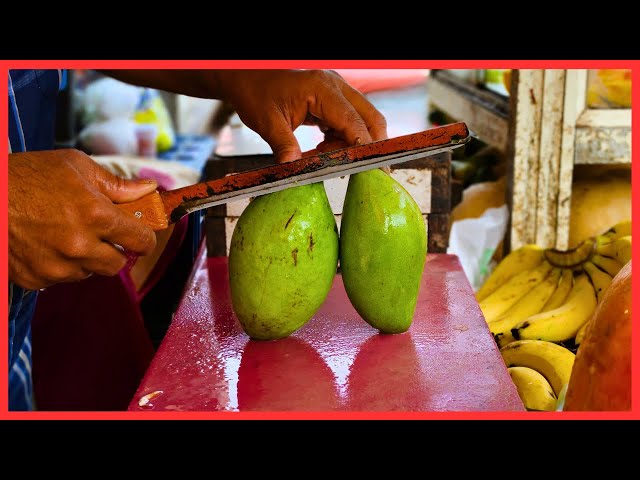 FRUIT NINJA of FRUITS | Amazing Fruits Cutting Skills | Indian Street Food In 2024