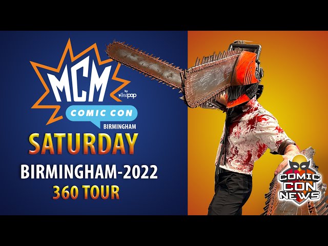 MCM Comic Con Birmingham 2022 Saturday 360 Tour