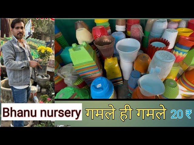 10 ₹ सस्ते गमले।plastic ke gamle ki wholesale market in delhi | Delhi ||