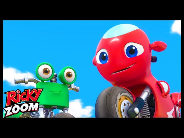 The Great Search! 🏍️ (Compilation) | Ricky Zoom | Cartoons For Kids