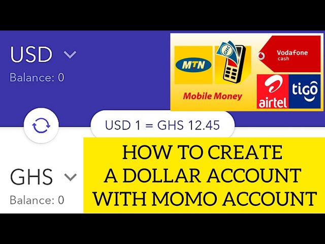 How to Create a Dollar($) Account in Ghana with Mobile Money | @WODEMAYA share