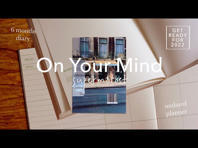 EP 6 : 온유어마인드 On Your Mind 6 Months Undated Diary