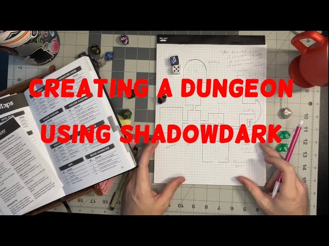 Creating a Dungeon for Solo Play Using Shadowdark - Dungeon Design Part 1