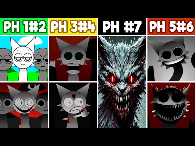 All 7 Phases Mix In Incredibox! From Phase 1 to Phase 7! Incredibox - Sprunki