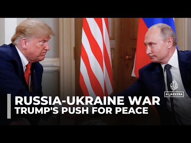 Trump says Putin wants peace, will begin talks on ending Ukraine war