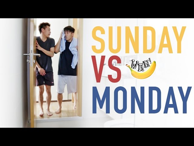 Sunday vs Monday