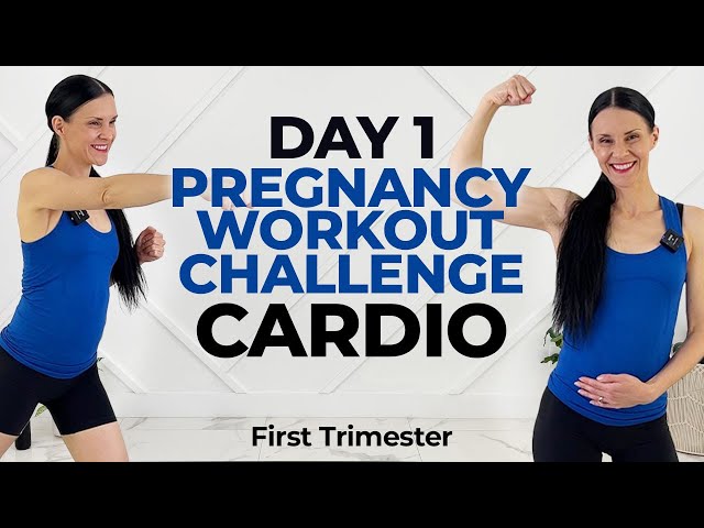 *First Trimester* Cardio Workout (20-Min Pregnancy Workout) Safe For All Trimesters