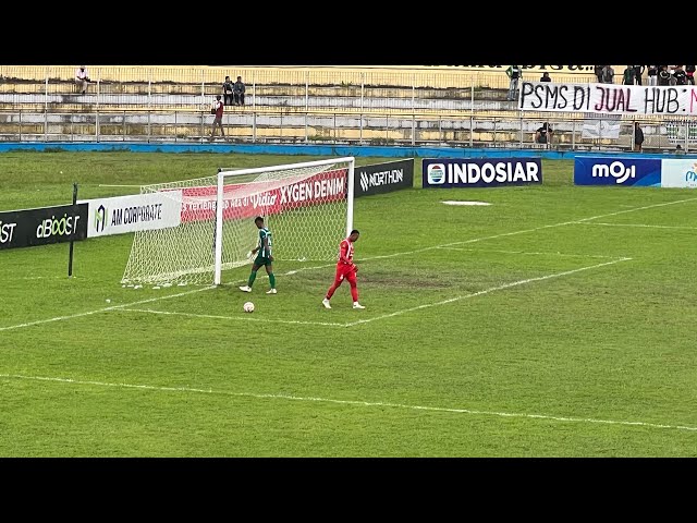 AKSI KIPER ROHIM SELAMATKAN GAWANG PSMS DAN MENANG 2-0 ATAS SRIWIJAYA FC