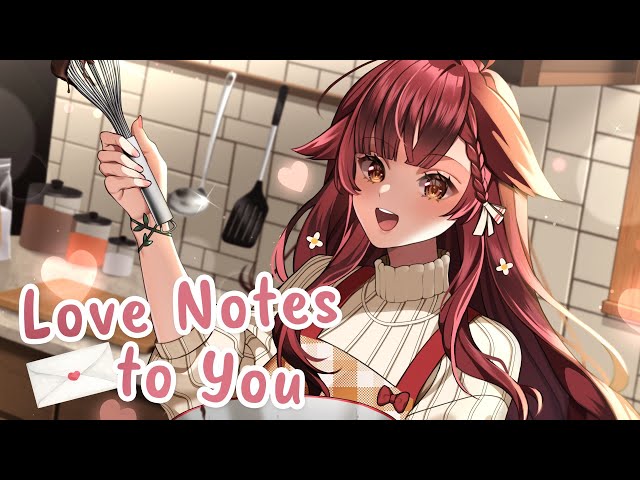 【 HANDCAM 】writing bad Valentine notes to you! 💌