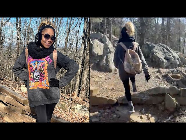 Former Destiny's Child Member Latavia Roberson Hikes In Georgia Mountains Listening To Beyonce! 🎧