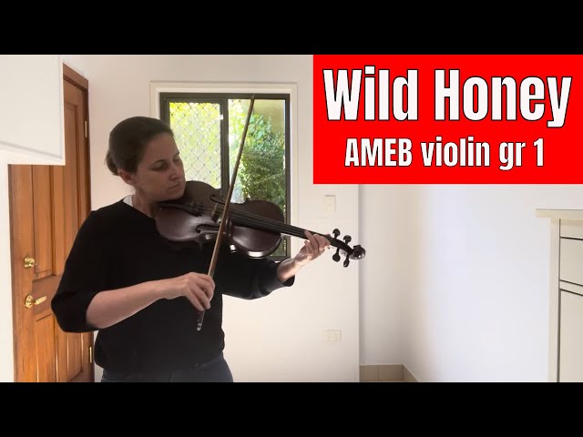 Wild Honey by Louise Chamberlain  |  AMEB violin grade 1 series 9