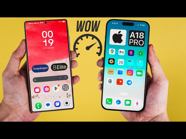 Samsung Galaxy S25 Ultra vs iPhone 16 Pro Max - Speed Test (WOW)