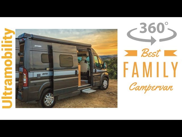 (360 degree video ) Review of 2018 Hymer Aktiv 1.0 | 20 Foot Camper Van that Sleeps 4