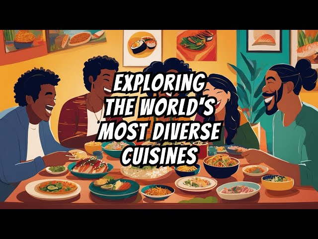 Exploring the World's Most Diverse Cuisines