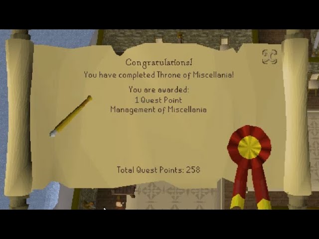 OSRS Throne of Miscellania/Quick Guide 2021