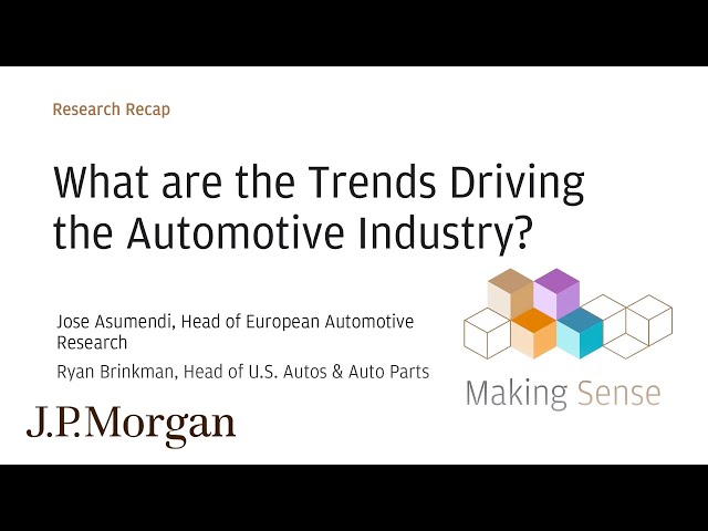 What Are the Trends Driving the Automotive Industry? | Research Recap | J.P. Morgan