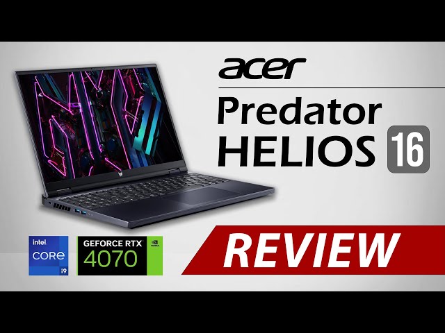 Acer Predator Helios 16 Gaming Laptop Review