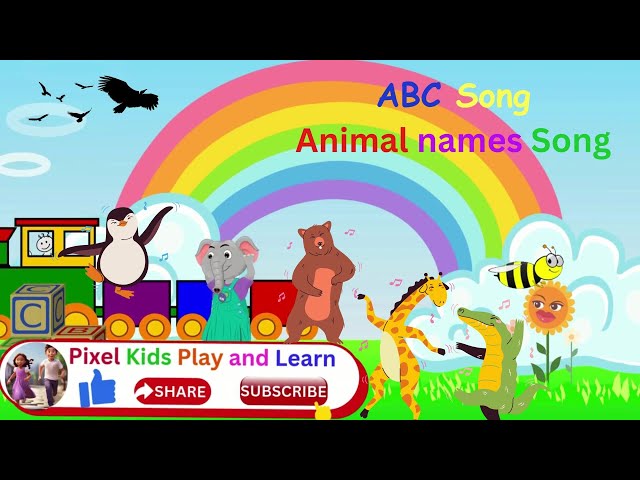 Alphabet ABC Animal song | ABC Animal song for Toddlers | Learning videos for kids | A is for 🦖🦖