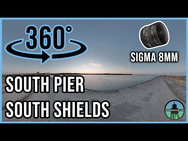 South Pier and North Sea, South Shields - Sigma 8mm Fisheye | 360 Photography VR