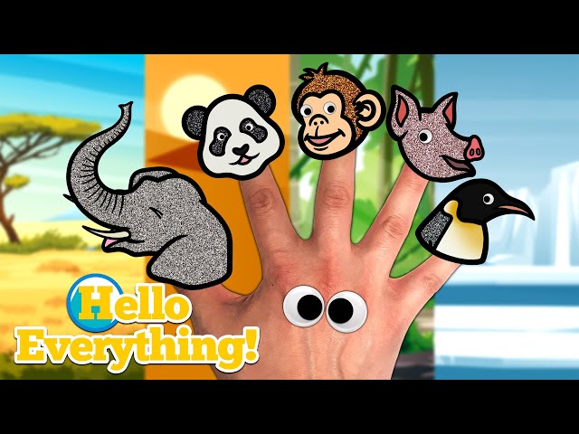 Animals Finger Family | Kids Songs and Nursery Rhymes | Where Do You Live?