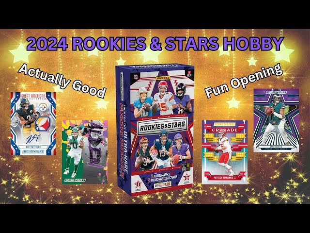 SNEAKY GOOD!! OPENING 2024 Rookies & Stars Football Hobby Box🏈